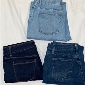 Women’s Jeans 6, Lee, Talbot, WHBM Skimmer BUNDLE
